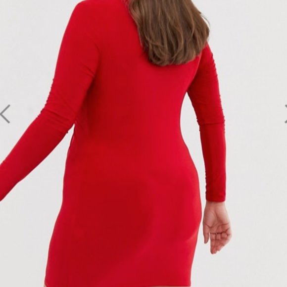 Koco & K London size 16 red knot front mini dress - Picture 6 of 10